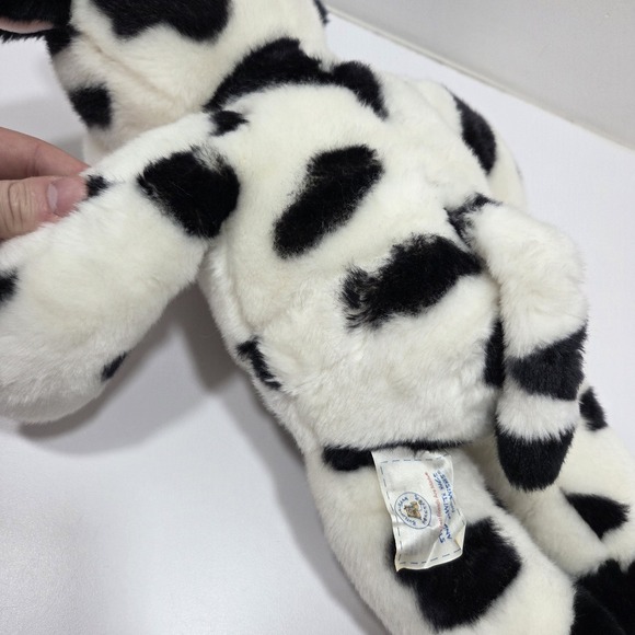 Build A Bear Holstein Cow Black White Retired Vintage 18" Plush Stuffed Animal - Picture 9 of 10